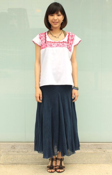 画像3: サンアントニーノ刺繍ウイピルトップス (3)