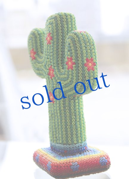 画像2: ウイチョル族ビーズアート (2)