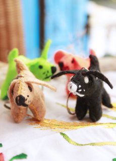 アニマリート メキシコ・チアパス州の手作りぬいぐるみ