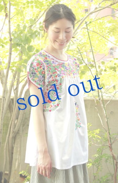 画像3: サンアントニーノ刺繍 ブラウス (3)