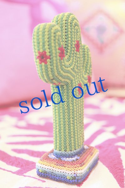 画像2: ウイチョル族ビーズアート (2)