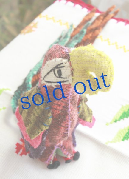 画像2: 手つむぎ・手織りウールのぬいぐるみ・アニマリート (2)