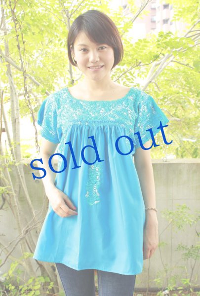 画像2: 「サンアントニーノ」 刺繍チュニックブラウス (2)