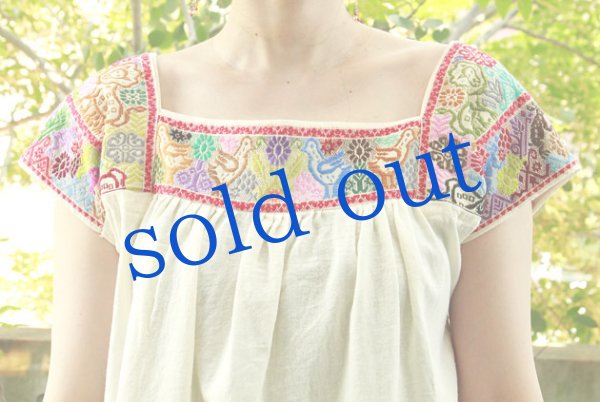 画像3: プエブラ州の刺繍ブラウス　 (3)