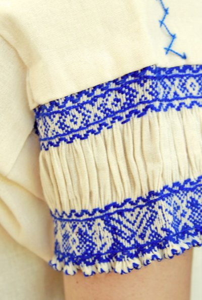 画像3: オトミ族の織模様ブラウス