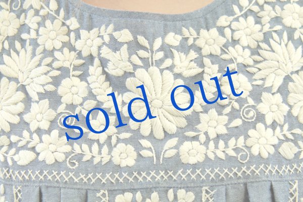 画像4: 洋服デザインの手刺繍ワンピース (4)