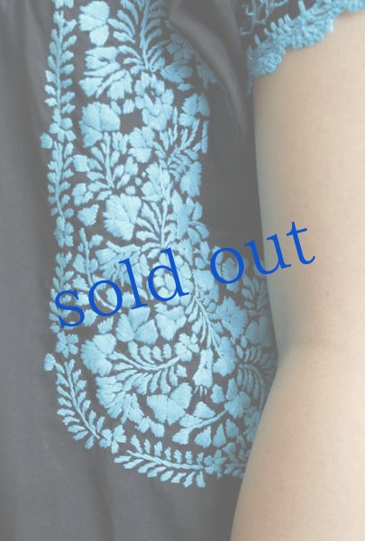 画像5: メキシコ刺繍ブラウスデスイラード (5)