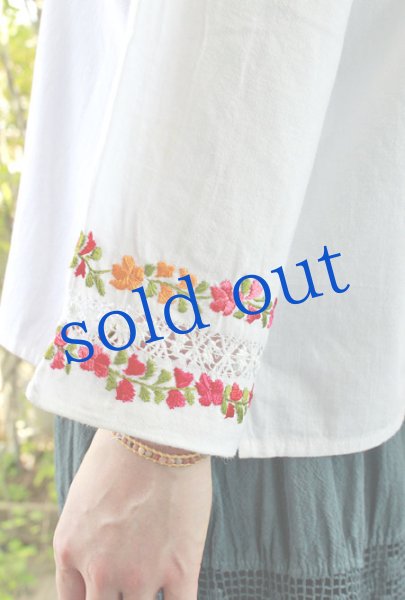 画像3: サンアントニーノ刺繍 ブラウス (3)