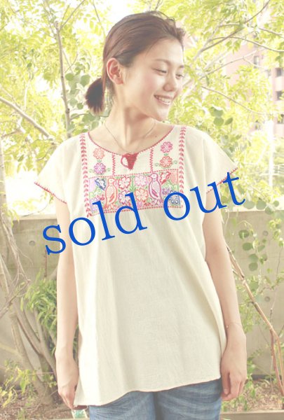 画像3: ナワ族のウィピルトップス (3)