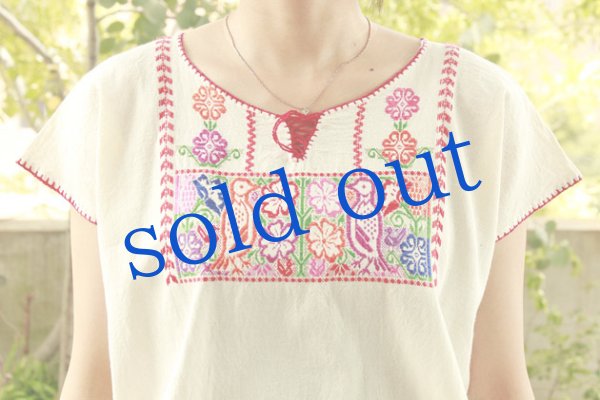 画像4: ナワ族のウィピルトップス (4)