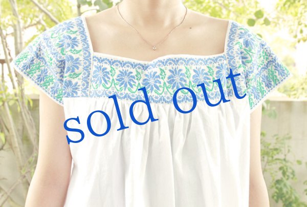 画像3: プエブラ州ナワ族の刺繍トップス (3)