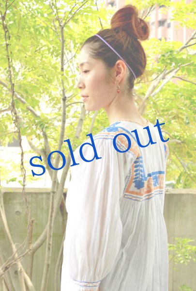 画像4: メキシコ刺繍長そでブラウス「チアパス」 (4)