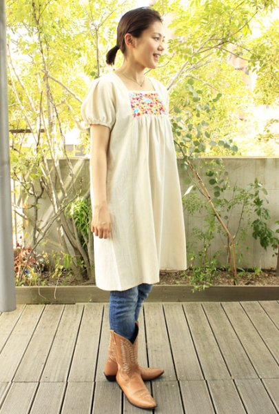 画像3: 「サンアントニーノ」 パフスリーブチュニック (3)