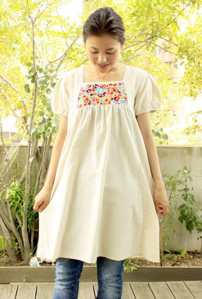 画像4: 「サンアントニーノ」 パフスリーブチュニック (4)