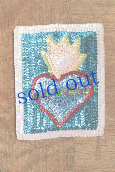 画像3: スパンコール ハート四角絵 (3)