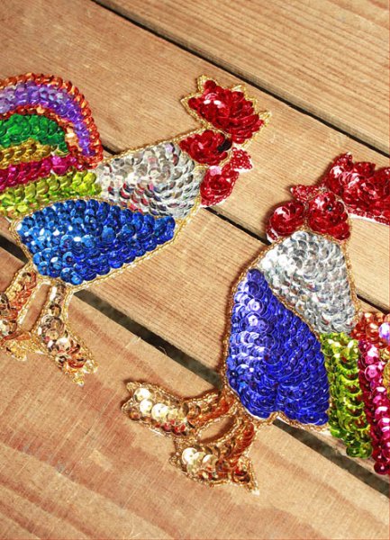 画像3: スパンコール 鶏 (3)