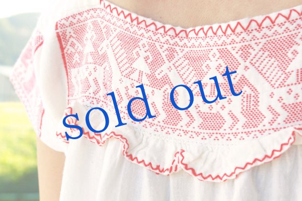 画像4: オトミの刺繍ワンピース　 (4)