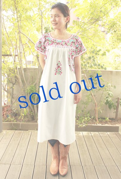 画像2: 「サンアントニーノ」 刺繍ワンピース (2)