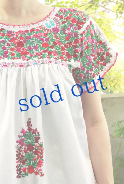 画像2: 「サンアントニーノ」 刺繍チュニックブラウス (2)