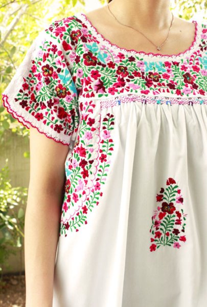 画像1: 「サンアントニーノ」 刺繍チュニック (1)