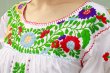 画像5: ローン生地のメキシカン刺繍ワンピース (5)