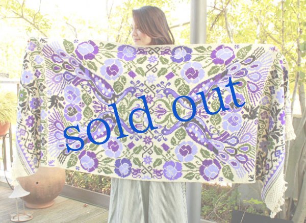 画像3: 手織りウールの刺繍レボソプエブラ州 (3)