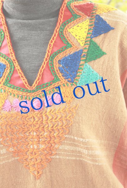 画像3: ミステコ族の手織りウィピルドレス　 (3)