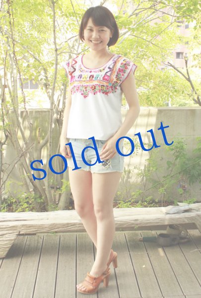 画像3: サンアントニーノ刺繍ウィピルトップス (3)