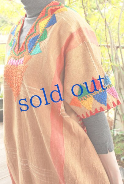 画像4: ミステコ族の手織りウィピルドレス　 (4)