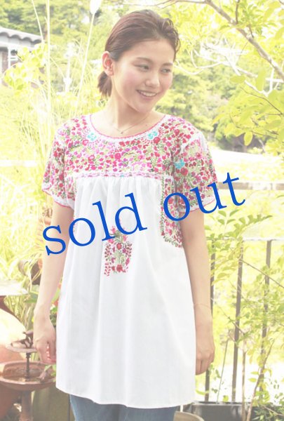 画像3: 「サンアントニーノ」 刺繍チュニックブラウス  (3)