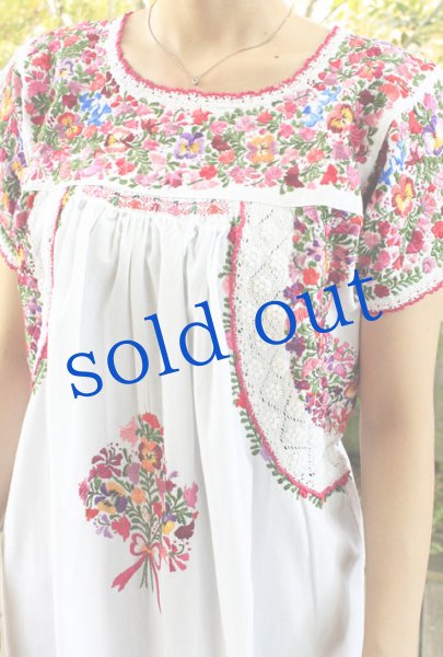 画像2: 「サンアントニーノ」 刺繍クブラウス (2)