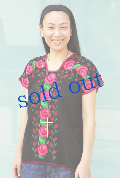 画像3: クロスステッチ刺繍ウィピルトップス (3)