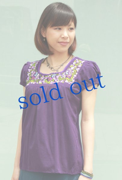 画像3: サンアントニーノ刺繍パフスリーブトップス (3)