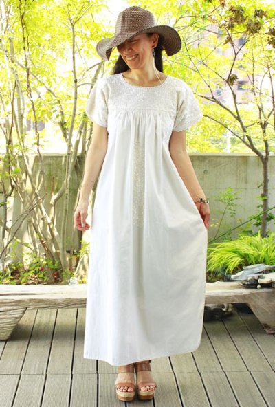 画像1: サンアントニーノ刺繍 ドレス