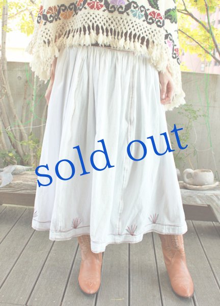 画像2: ミヘ刺繍のスカート (2)