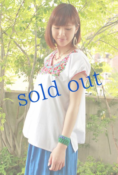 画像3: サンアントニーノ刺繍 ブラウス (3)