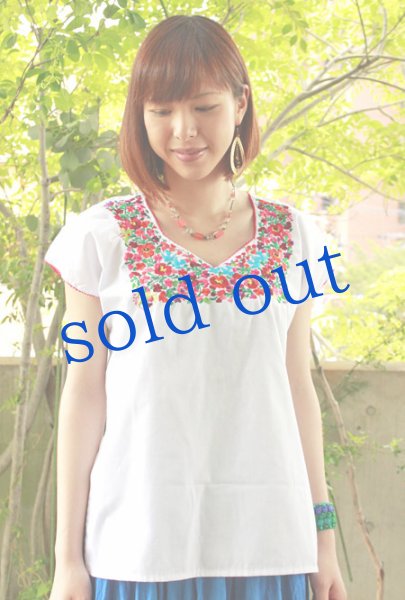 画像4: サンアントニーノ刺繍 ブラウス (4)