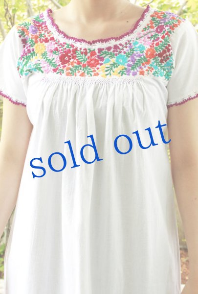 画像3: リャマリャマデザイン刺繍ワンピース「サンアントニーノ」 (3)