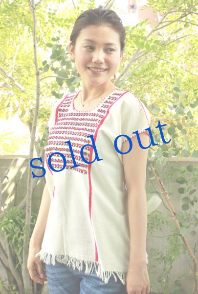 画像4: ミステコのウィピルブラウス (4)