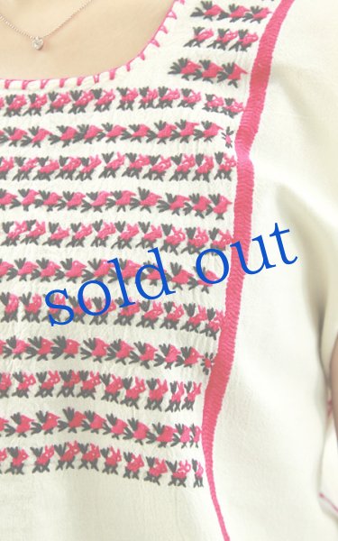 画像2: ミステコのウィピルブラウス (2)