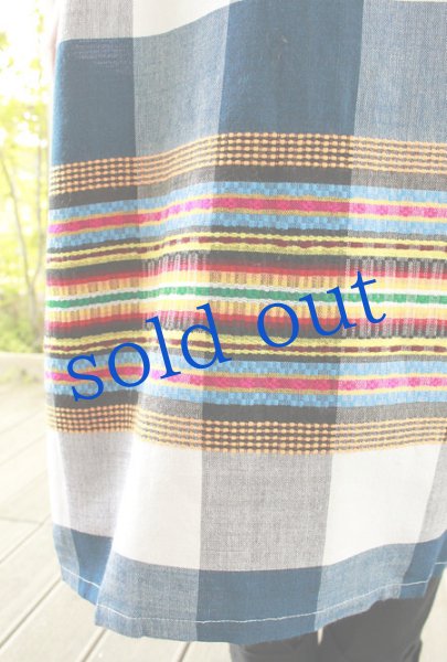 画像5: チェックの織生地ワンピース (5)