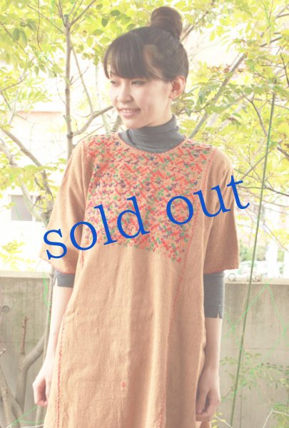 画像3: ミステコ族の刺繍ウィピルドレス (3)