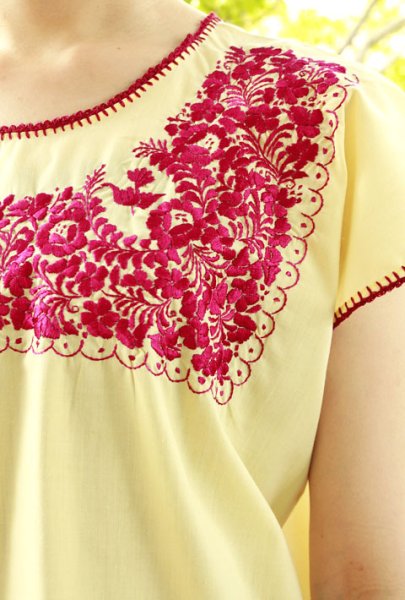 画像2: サンアントニーノ刺繍ブラウス (2)