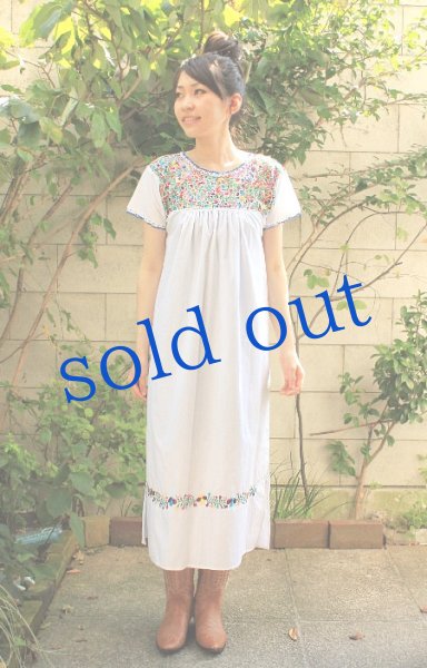 画像2: サンアントニーノ刺繍 ワンピース  (2)