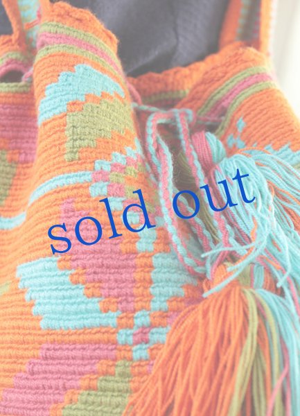 画像5: コロンビアの先住民WAYUU族の手編みバッグ (5)