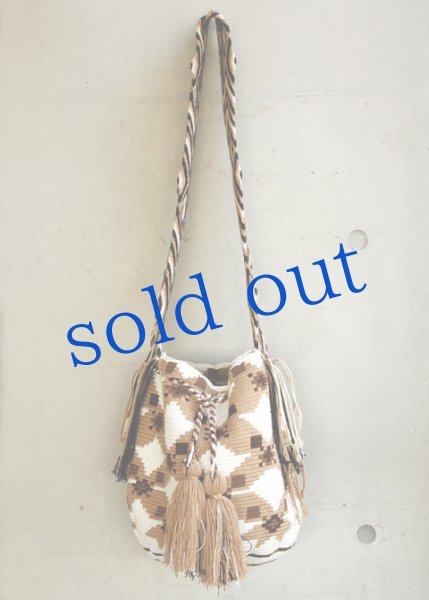 画像2: コロンビアの先住民WAYUU族の手編みバッグ (2)