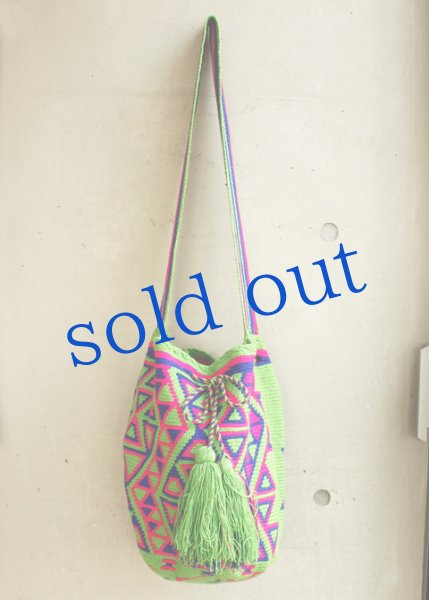 画像3: コロンビアの先住民WAYUU族の手編みバッグ (3)