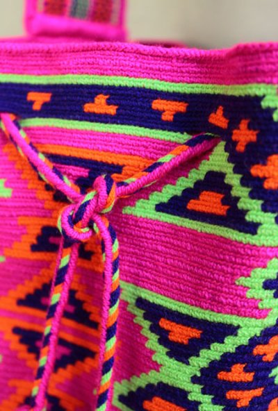 画像3: コロンビアの先住民WAYUU族の手編みバッグ　7/31竹之内