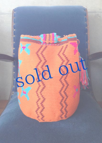 画像4: コロンビアの先住民WAYUU族の手編みバッグ (4)