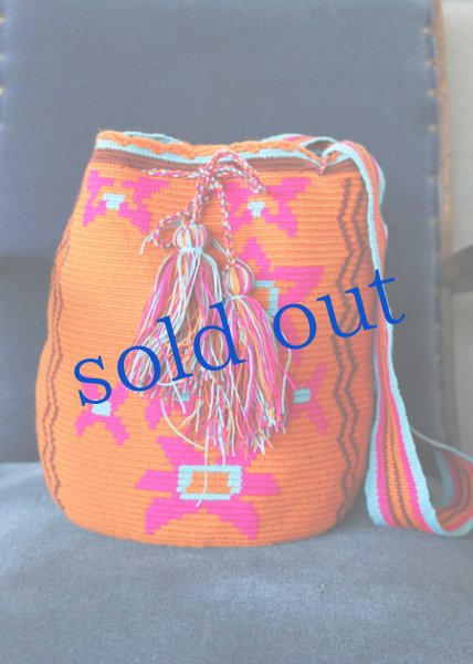 画像3: コロンビアの先住民WAYUU族の手編みバッグ (3)